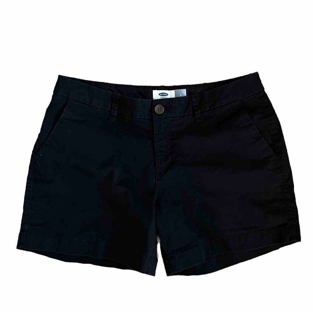 Old Navy Black Khaki Shorts Size 4